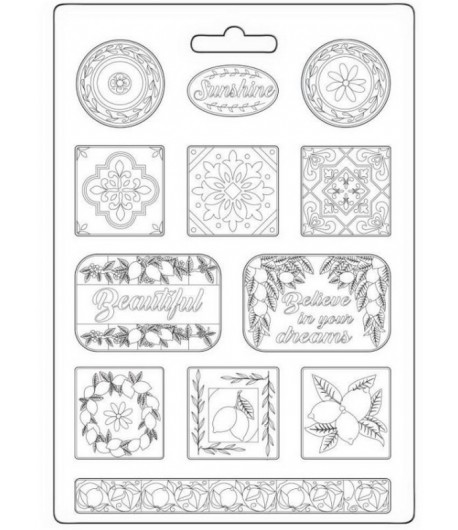 MOULE PVC FLEXIBLE BLUE DREAM - 21 X 29.7 CM - K3PTA4556