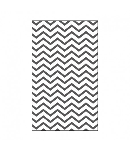 MINI-PLAQUE DE GAUFRAGE - 7.6 X 12.7 CM - ZIZGAG