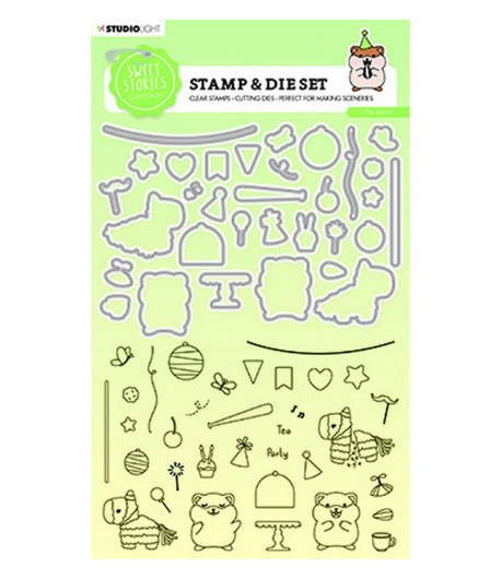 DIES + TAMPONS TEA PARTY - STUDIOLIGHT SWEET STORIES N°56