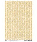 PAPIER DE RIZ A4 GOLD LEAVES 21 X 29.7 CM CIAO BELLA CBRP315