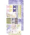 JUNK JOURNAL 15.5 X 30.5 CM -  SUMMER FLOWERS