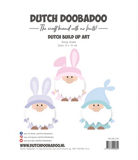 GABARIT BUILD UP BUNNY GNOME - DUTCH DOOBADOO (218)