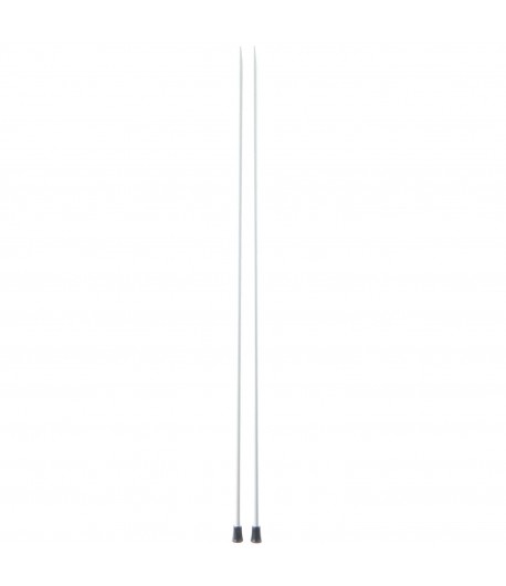 AIGUILLES DROITES ALU 35MM - 40 CM