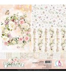 BLOC 8 FEUILLES BLOOMING CIAO BELLA 30X30CM CBT066