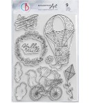 TAMPONS TRANSPARENTS HELLO WORLD PS8098 CIAO BELLA