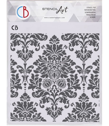 POCHOIR CHATEAU DE LA RIVIERE 22X24 CM - CIAO BELLA MS8-044