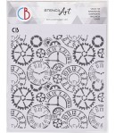 POCHOIR MARK THE TIME 22X24 CM - CIAO BELLA MS8-050