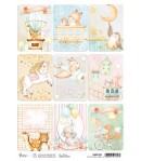 PAPIER DE RIZ A4 MY TINY WORLD CARDS 21 X 29.7 CM CIAO BELLA CBRP323