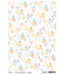 PAPIER DE RIZ A4 BALLOON BOUQUETS 21 X 29.7 CM CIAO BELLA CBRP325