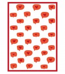 POCHOIR LOVE PATTERN - ESSENTIALS N°176