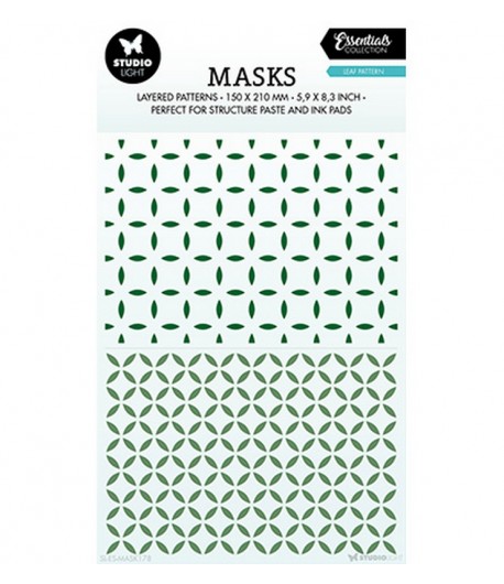 POCHOIR LEAVES PATTERN - ESSENTIALS N°178