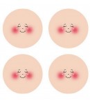 VISAGES DE POUPEE EN JERSEY X 12 - 4 CM - LISA