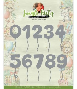 DIES JUNGLE PARTY - JUNGLE NUMBERS YCD10304