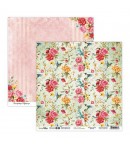 BLOC 12 FEUILLES 30.5 X 30.5 CM -  BIRD ROMANCE