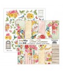 BLOC 12 FEUILLES 30.5 X 30.5 CM -  BIRD ROMANCE