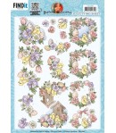 FEUILLE 3D EASTER CHICK - CD11966