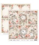 BLOC 24 FEUILLES 15 X 15 CM -  VIOLETTA - SCRAPBOYS