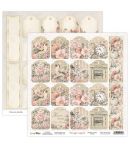 BLOC 24 FEUILLES 15 X 15 CM -  VIOLETTA - SCRAPBOYS