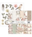 BLOC 24 FEUILLES 15 X 15 CM -  VIOLETTA - SCRAPBOYS