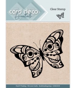 TAMPON CLEAR BUTTERFLY - CDECS135