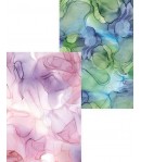 BLOC 24 FEUILLES 15 X 10 CM - PASTEL MARBLE - PIATEK 13