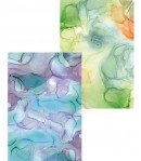 BLOC 24 FEUILLES 15 X 10 CM - PASTEL MARBLE - PIATEK 13