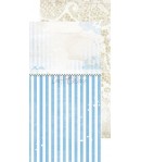 BLOC 18 FEUILLES 15.5 X 30.5 CM - BASIC PAPERS SET -  OH BOY