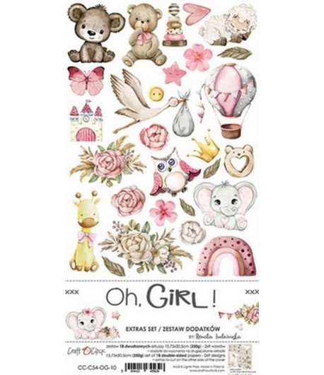 EXTRAS SET 15.5 X 30.5 CM - OH GIRL