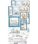 EXTRAS SET 15.5 X 30.5 CM - BABY'S FIRST YEAR OH BOY