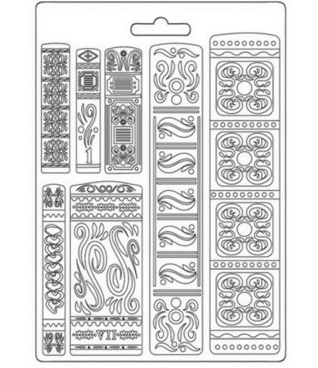 MOULE PVC FLEXIBLE VINTAGE LIBRARY - K3PTA5648