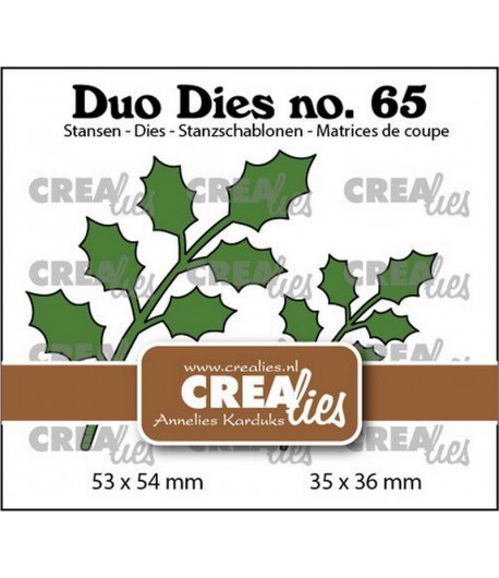 DIES FEUILLES DE HOUX - CLDD65