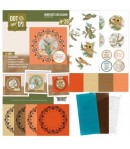 KIT COMPLET FEUILLES 3D VINTAGE BIRDS COLOUR 26