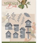DIES VINTAGE BIRDS - BIRDHOUSES  JAD10172