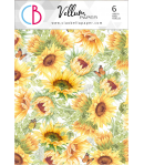 6 FEUILLES A4 VELLUM FARMHOUSE GARDEN CIAO BELLA CBV003