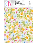 6 FEUILLES A4 VELLUM SUMMER BREEZE CIAO BELLA CBV005