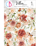 6 FEUILLES A4 VELLUM REING OF GRACE CIAO BELLA CBV001