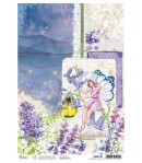 PAPIER DE RIZ A4 ENCHANTED EVENING 21 X 29.7 CM CIAO BELLA CBRP340