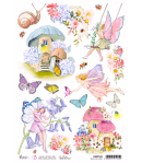 PAPIER DE RIZ A4 I BELIEVE IN FAIRIES 21 X 29.7 CM CIAO BELLA CBRP343