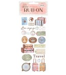 RUB ON CREATE HAPPINESS OH LA LA - TRAVEL DFLRB29 STAMPERIA