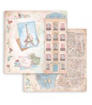 PAPIER CREATE HAPPINESS OH LA LA - TOUR EIFFEL 30X30CM - SBB927 - STAMPERIA