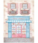 PAPIER DE RIZ A4 - OH LA LA PATISSERIE 21X29.7 - DFSA4761 - STAMPERIA