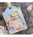 RUB ON CREATE HAPPINESS OH LA LA - TOUR EIFFEL DFLRB28 STAMPERIA