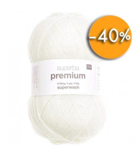 LAINE SUPERBA PREMIUM 4 FILS CREME (001)