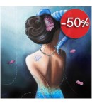 IMAGE 3D FEMME CAPRICORNE 30X30 GK3030055