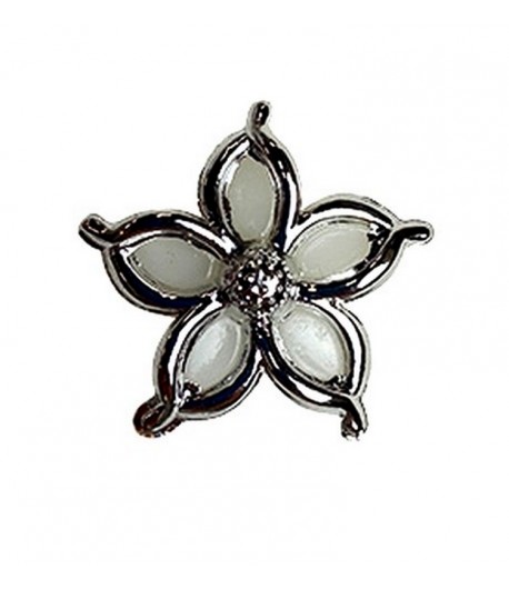 10 FLEURS  EN PLASTIQUE - CREME