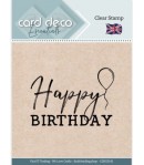 TAMPON CLEAR HAPPY BIRTHDAY - CDECS141