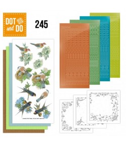 KIT 3D DOT AND DO VINTAGE BIRDS  - DODO245