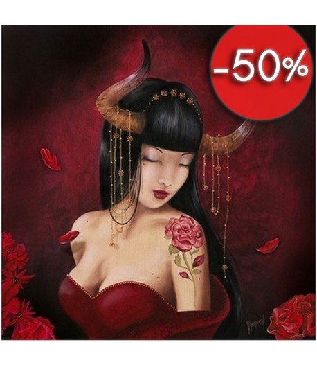 IMAGE 3D FEMME TAUREAU 30X30 GK3030056