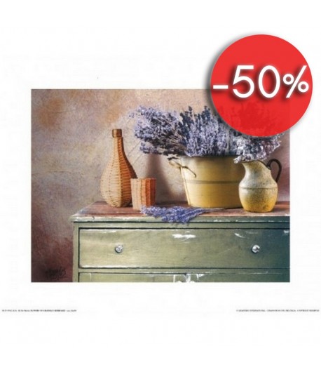 IMAGE 3D POTS DE LAVANDE 24X30 NCN3592