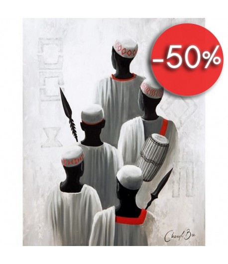 IMAGE 3D AFRICAINS DE DOS 40X50 2000839